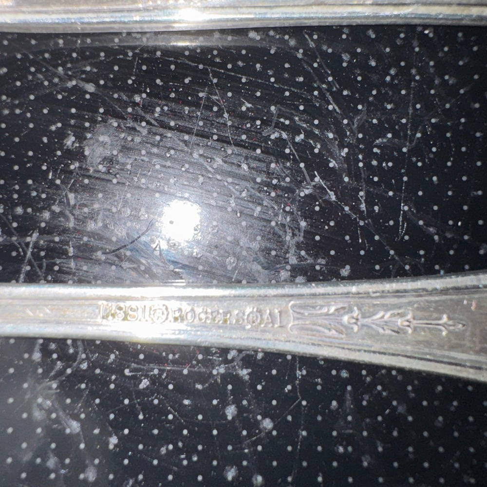 1881 Rogers silver plate forks - Picture 4 of 6